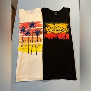 2 Las Vegas Tshirts nwot large